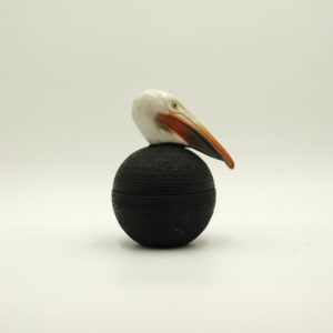 Pelican ceramic box