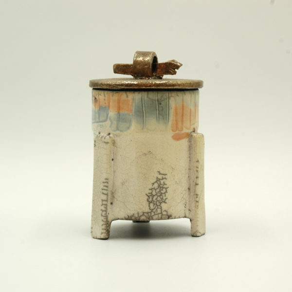 Ceramic raku box