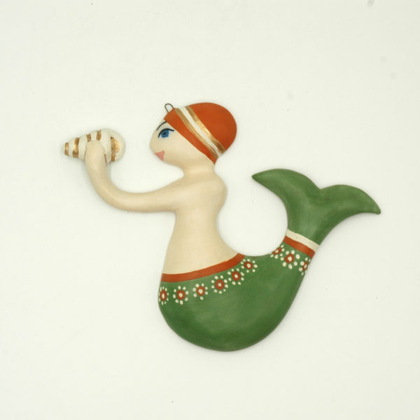Ceramic mermaid