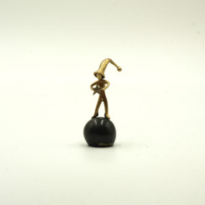 Small bronze elf with a star