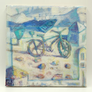 Blue bicycle
