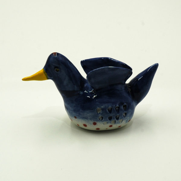 Ceramic Whimsical Blue Bird