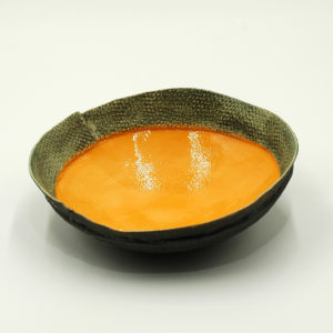 Ceramic yellow bowl