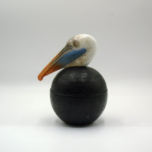 Pelican ceramic box