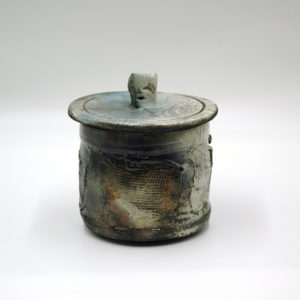 Raku ceramic box